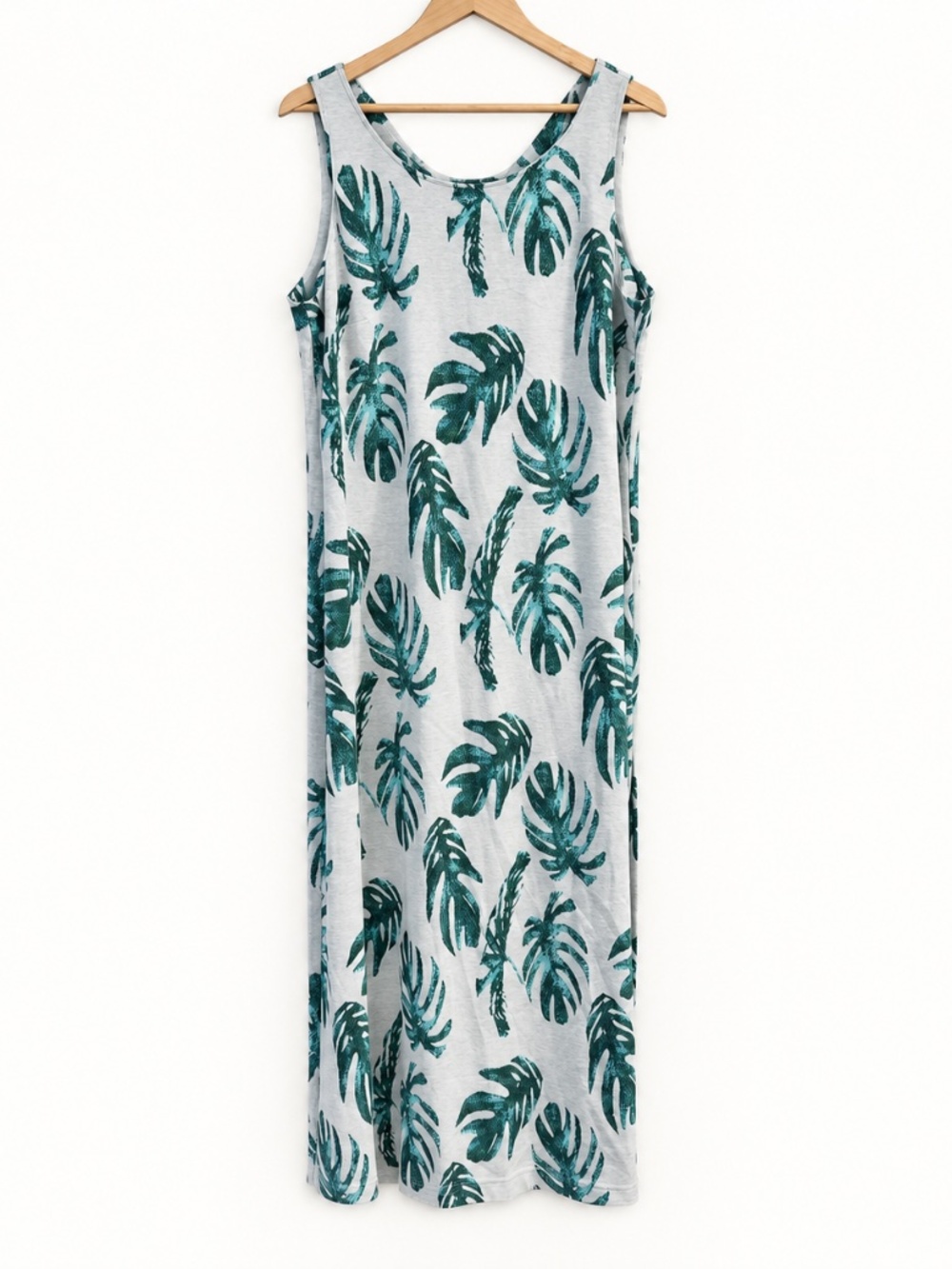 Tyler Böe Tropical Leaf Maxi Dress Large NWT